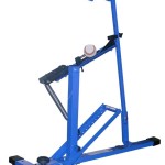 Blue Flame Pitching Machine for Perfect Baseball Practice on the Field