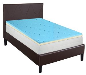 Gel Infused High Density Foam Topper for Queen Size Mattress - Best mattress for lower back pain